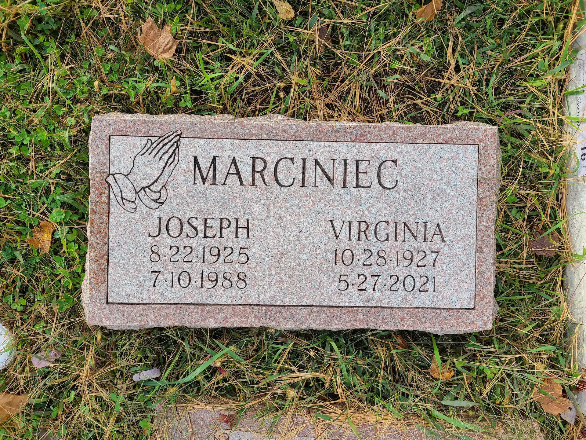 Grave marker hand-carved by NJ Grave Markers in New Jersey NJ — image 2